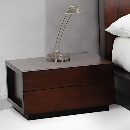 Contemporary 1 Drawer Nightstand